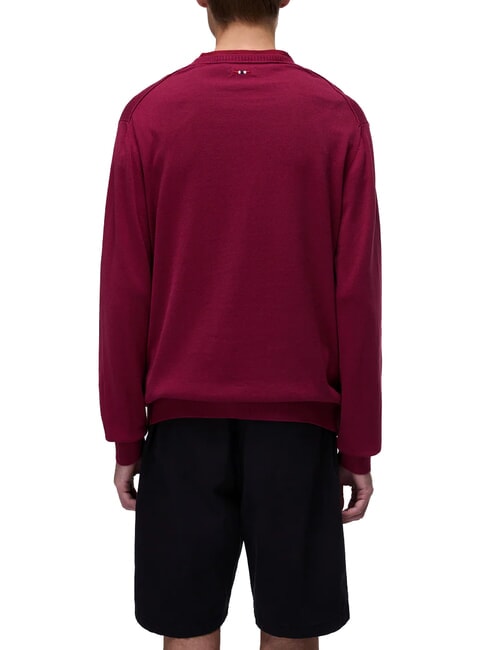 DECATUR Cotton sweater Tibetan red - Men's Sweaters