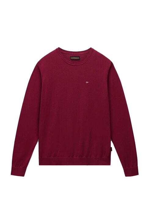 DECATUR Cotton sweater Tibetan red - Men's Sweaters
