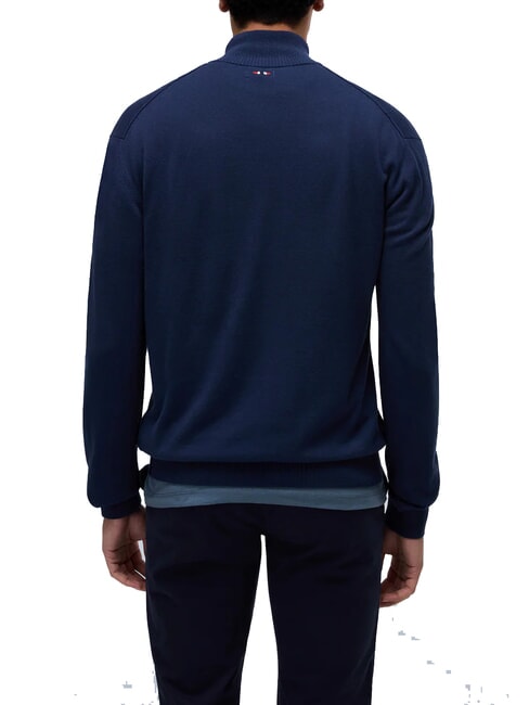 DECATUR Full zip sweater blu marine - Men's Sweaters