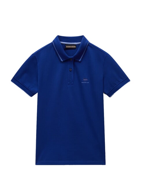 E-NINA Short-sleeved polo shirt bellwether blue - Polo shirt