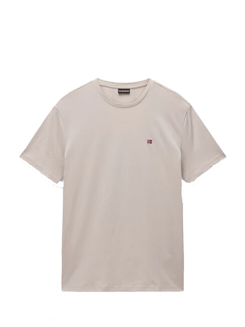 SALIS Cotton T-Shirt feather gr - T-shirt