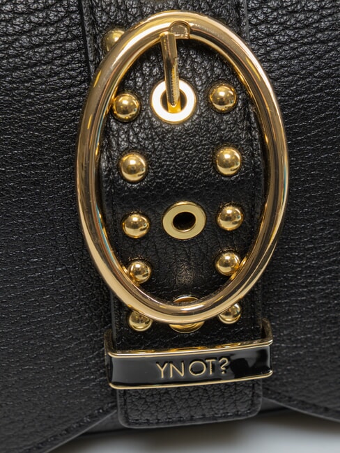 ROCKER Shoulder bag with buckle BLACK - Women&rsquo;s Bags