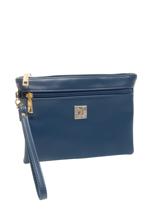 LUCY Medium clutch bag with cuff navy - Women&rsquo;s Bags