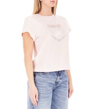 GUESS STARS T-shirt with print and studs delicate pink - T-shirt - 3
