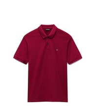 NAPAPIJRI ELBAS JERSEY Micrologist cotton polo shirt Tibetan red - Polo shirt - 3