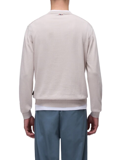 DECATUR Cotton sweater feather gr - Men's Sweaters
