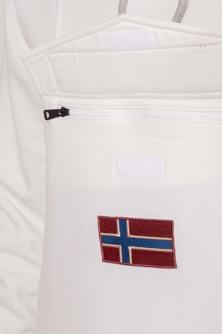 BURGEE Hoodie white heron - Sweatshirts