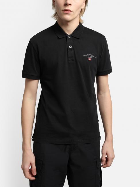 ELBAS JERSEY Micrologist cotton polo shirt black 041 - Polo shirt