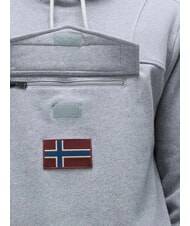 NAPAPIJRI BURGEE Hoodie medium gray melange - Sweatshirts - 4