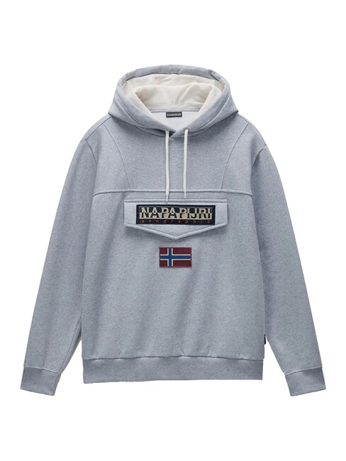 BURGEE Hoodie medium gray melange - Sweatshirts