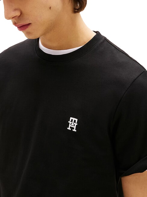 TH Monogram logo T-shirt black - T-shirt