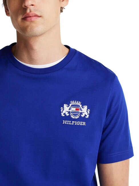TH Short-sleeved T-shirt with crest wedge blue - T-shirt