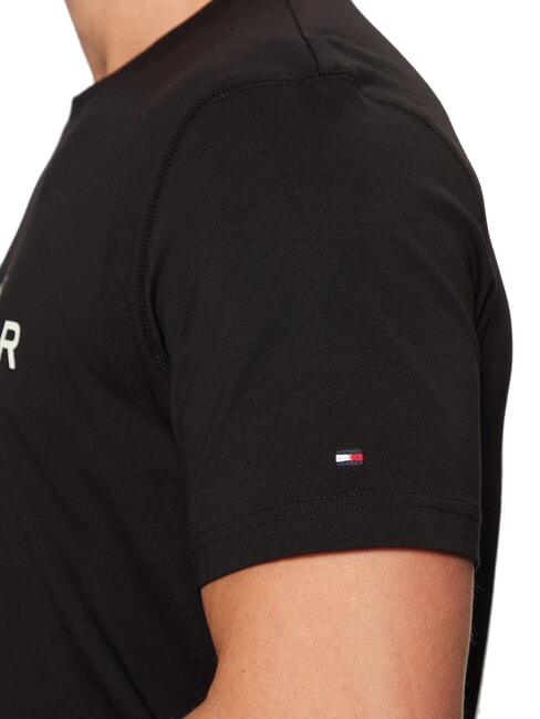 TH Short-sleeved cotton T-shirt black - T-shirt