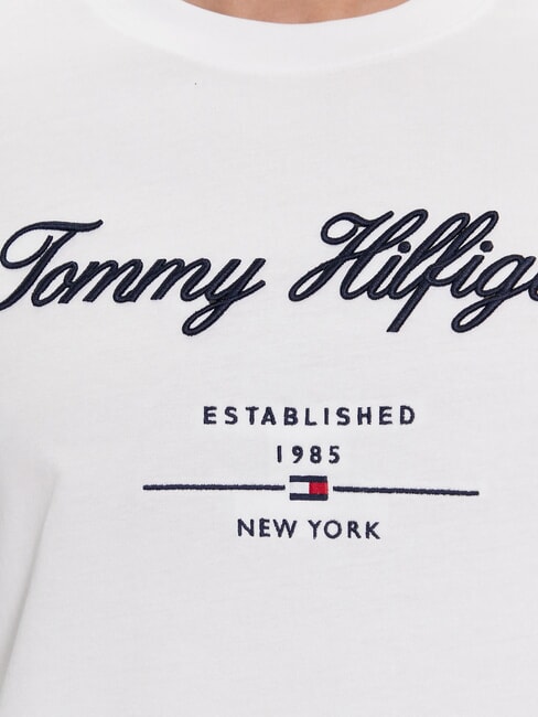 TH Short-sleeved T-shirt with embroidery white - T-shirt