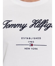 TOMMY HILFIGER TH Short-sleeved T-shirt with embroidery white - T-shirt - 3