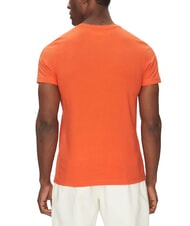 TOMMY HILFIGER TH Short-sleeved T-shirt with logo print brilliant orange - T-shirt - 2