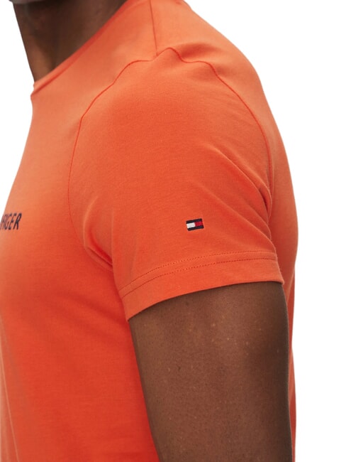 TH Short-sleeved T-shirt with logo print brilliant orange - T-shirt