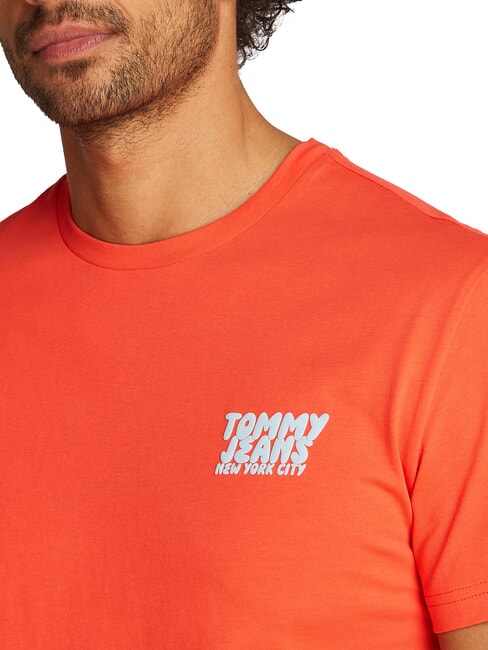 TH JEANS Short-sleeved T-shirt bright vermilion - T-shirt