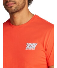 TOMMY HILFIGER TH JEANS Short-sleeved T-shirt bright vermilion - T-shirt - 3