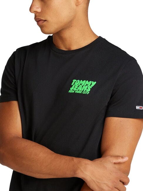 TH JEANS Short-sleeved T-shirt black - T-shirt