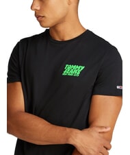 TOMMY HILFIGER TH JEANS Short-sleeved T-shirt black - T-shirt - 3