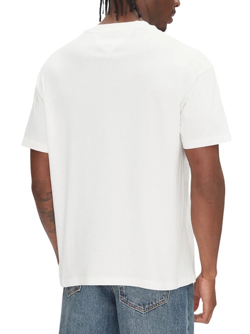 TH JEANS Short-sleeved T-shirt with maxi print ecru - T-shirt