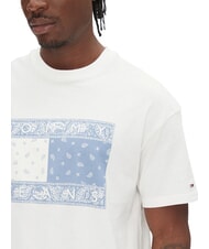TOMMY HILFIGER TH JEANS Short-sleeved T-shirt with maxi print ecru - T-shirt - 3
