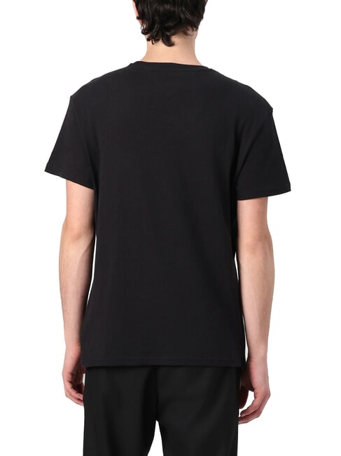 TH JEANS Short-sleeved graphic print T-shirt black - T-shirt