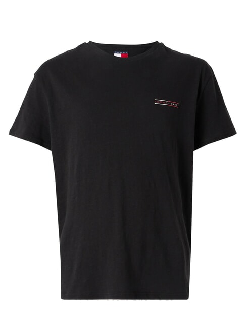 TH JEANS Short-sleeved graphic print T-shirt black - T-shirt