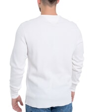 TOMMY HILFIGER TH JEANS Waffle long-sleeved T-shirt ancient white - T-shirt - 2