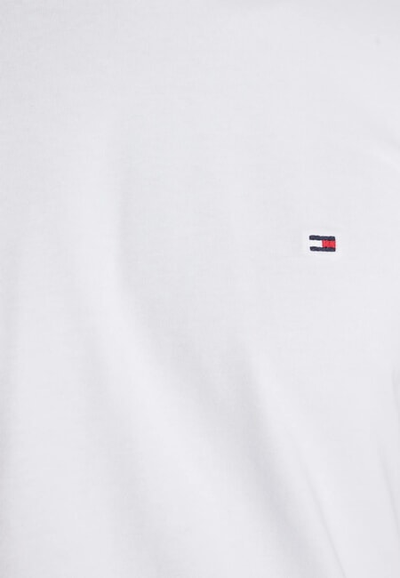 TH Long-sleeved stretch cotton T-shirt white - T-shirt