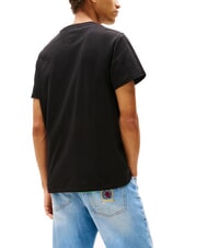 TOMMY HILFIGER TH JEANS Short-sleeved T-shirt with logo print - T-shirt