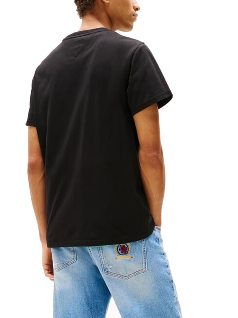 TH JEANS Short-sleeved T-shirt with logo print black - T-shirt