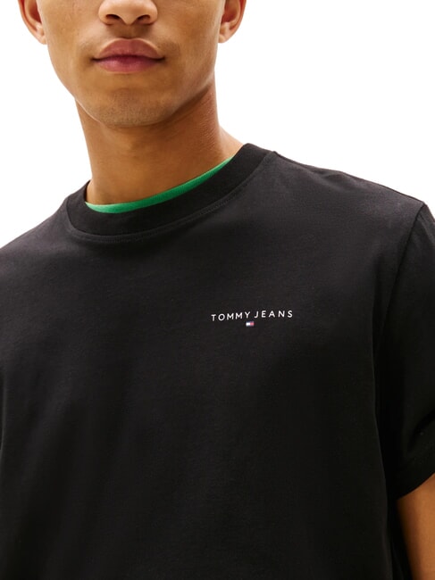 TH JEANS Short-sleeved T-shirt with logo print black - T-shirt