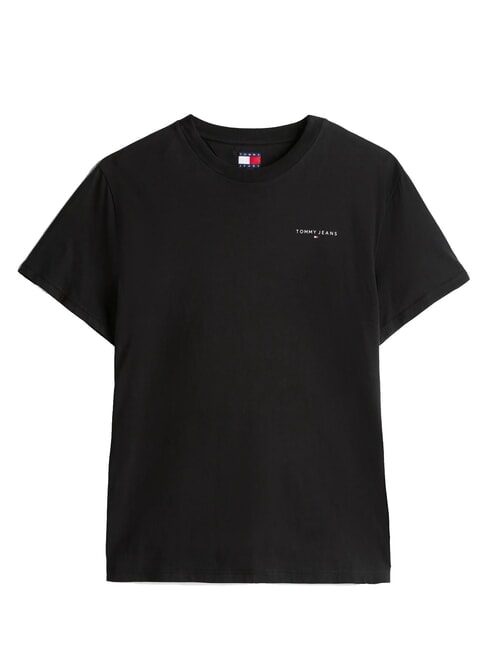 TH JEANS Short-sleeved T-shirt with logo print black - T-shirt