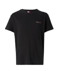 TOMMY HILFIGER TH JEANS Short-sleeved graphic print T-shirt black - T-shirt - 4
