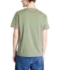 TOMMY HILFIGER TH JEANS Short-sleeved cotton T-shirt Aruba Green - T-shirt - 2