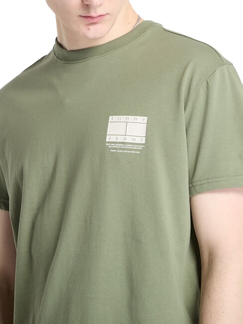 TH JEANS Short-sleeved cotton T-shirt Aruba Green - T-shirt