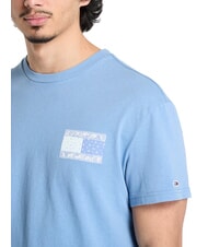 TOMMY HILFIGER TH JEANS Paisley flag print t-shirt Colorado blue - T-shirt - 3