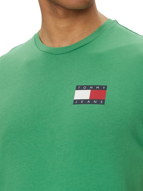 TH JEANS Short-sleeved T-shirt with logo print coastal green - T-shirt