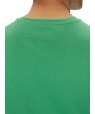 TOMMY HILFIGER TH JEANS Short-sleeved T-shirt with logo print coastal green - T-shirt - 4