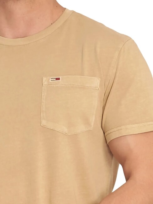 TH JEANS Short-sleeved T-shirt with pocket relic tan - T-shirt