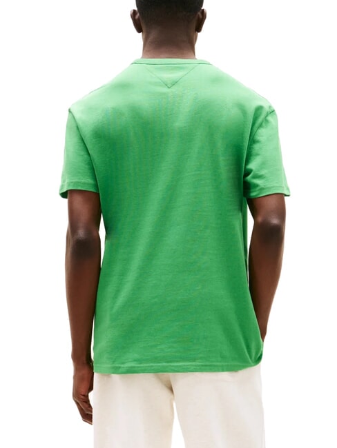 TH JEANS Short-sleeved T-shirt with logo embroidery coastal green - T-shirt