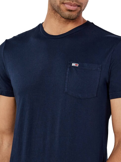 TH JEANS Short-sleeved T-shirt with pocket dark night navy - T-shirt