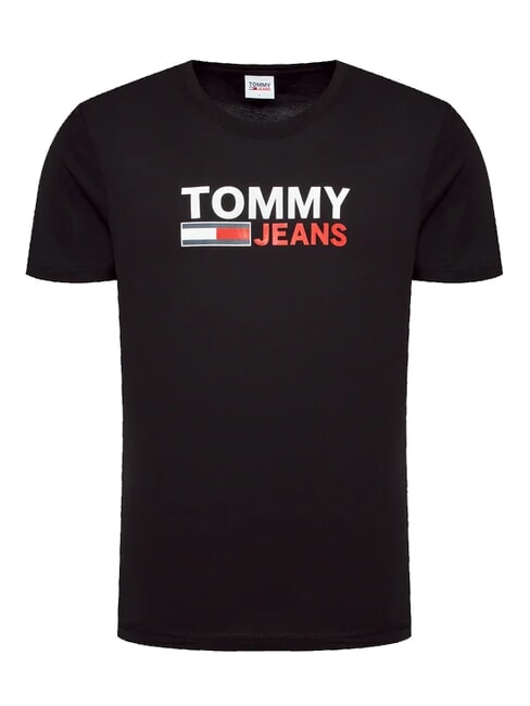 TH JEANS Short-sleeved T-shirt with print black - T-shirt