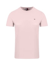 TOMMY HILFIGER TH JEANS Slim-fit cotton T-shirt precious pink - T-shirt - 4