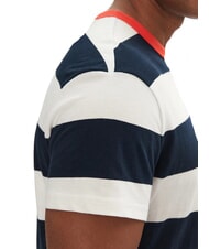 TOMMY HILFIGER TH JEANS Striped short sleeve t-shirt desert sky / ivory petal - T-shirt - 3