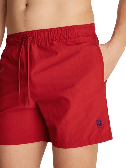 TH Monogram logo boxer costume medium red - Swimwear
