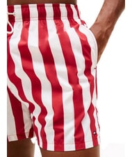 TOMMY HILFIGER TH Patterned boxer costume bold stripe medium red - Swimwear - 3