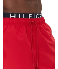 TOMMY HILFIGER TH Elasticated logo swimsuit medium red - Swimwear - 3